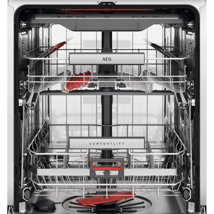 AEG Lavavajillas integrable de 60 cm Serie 9000 ComfortLift para 14 cubiertos FSE96808P