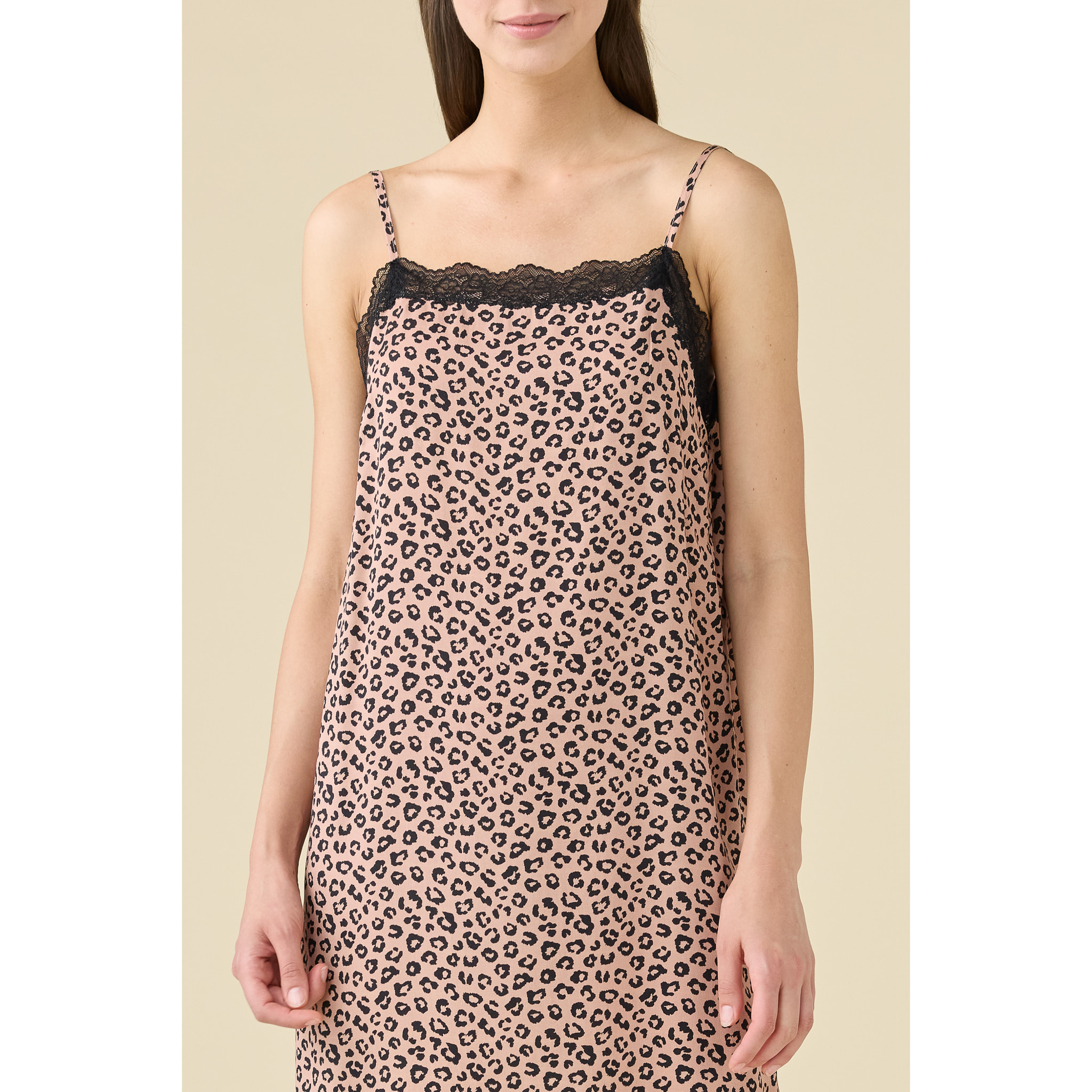 Camicia da notte in viscosa articolo animalier lover. Noidinotte
