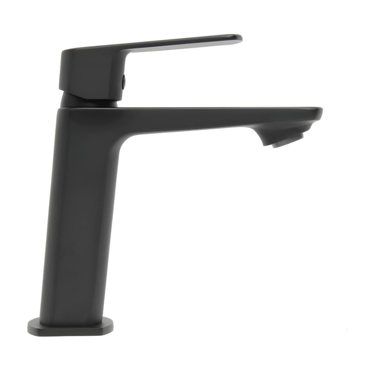 Mitigeur lavabo Feel, sans tirette, noir mat, SATBSFEEL271C avec une garantie de 5 ans
