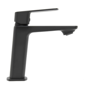 Mitigeur lavabo Feel, sans tirette, noir mat, SATBSFEEL271C avec une garantie de 5 ans
