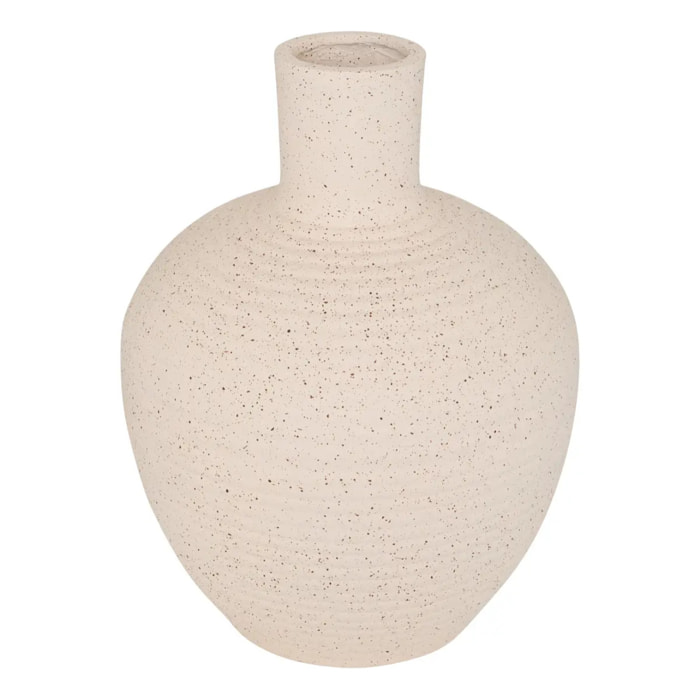 Vase Ted Boule 26x26x33 cm Blanc