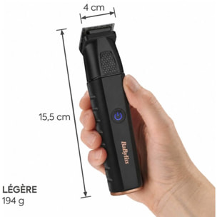 Tondeuse multi usages BABYLISS Black Lithium MT814E 11 en 1