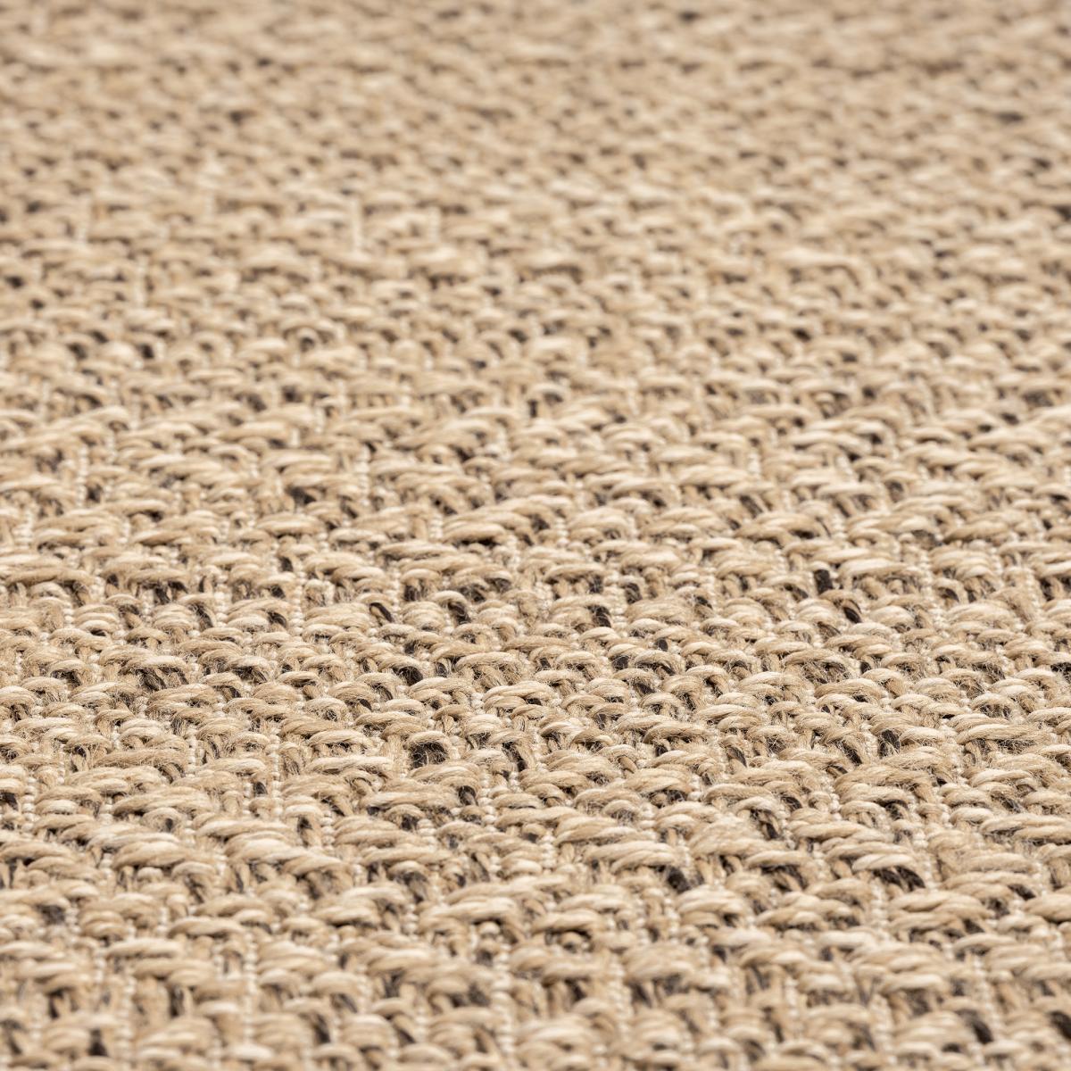 Tapis extérieur intérieur NOLAM aspect jute ton sur ton