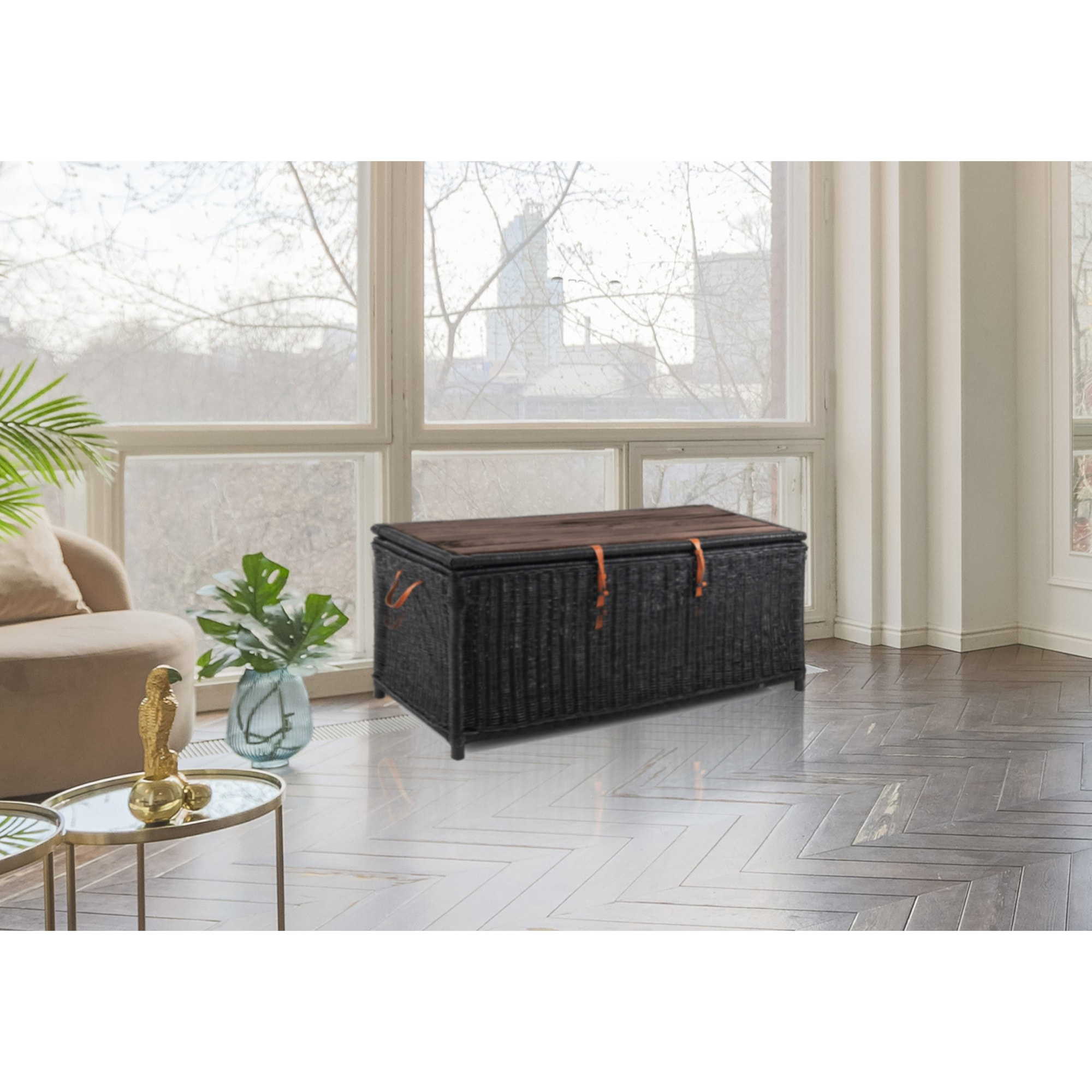 Tomasucci Table de rangement RINO NOIRE Noir