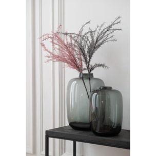 J-Line Vase Cleo Verre Gris Large