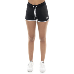 Pantalón corto de mujer Leone Basic de algodón elástico