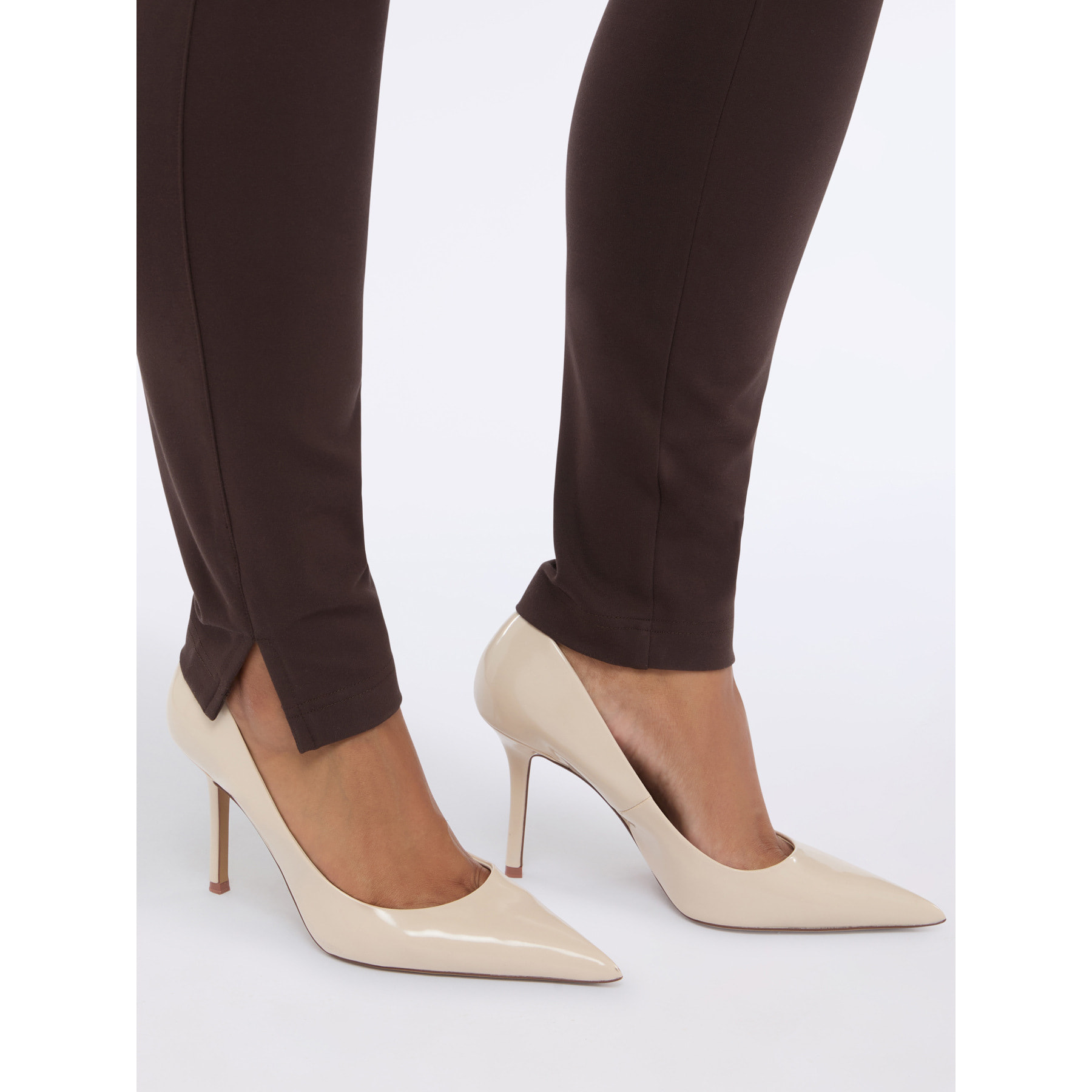 Fiorella Rubino - Leggings de punto Milano - Marrón