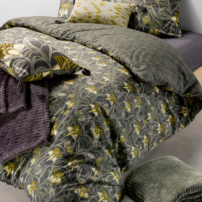 Parure de couette + 2 taies 100% coton 57fils - liana