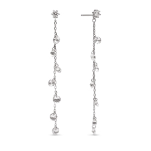 Pendientes Long Spark Plata
