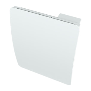 Radiateur inertie Fonte en VERRE Blanc SX 1000w