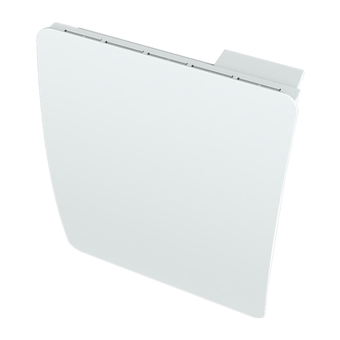 Radiateur inertie Fonte en VERRE Blanc SX 1000w