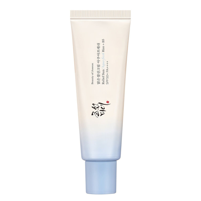 Relief Sun Aqua-Fresh Rice + B5 SPF50 Pa++++ - Crème Solaire Transparente au riz Aqua Fresh 50 ml