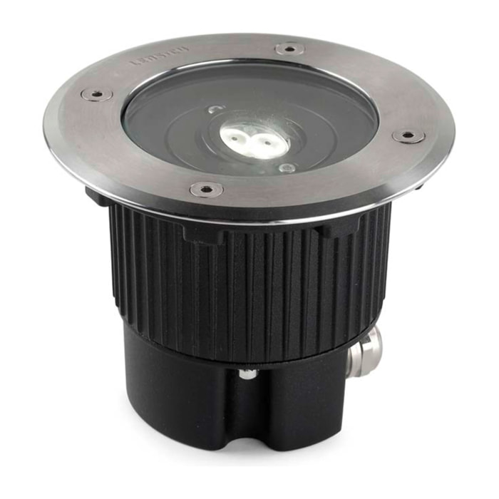LEDS C4 Empotrable de suelo IP65-IP67 Gea Power LED Round ø130mm LED 8.9 Blanco neutro - 4000K ON-OFF Acero inoxidable AISI 316 460lm