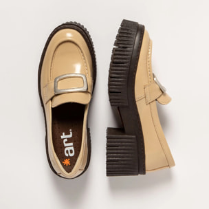 Zapatos con tacón 1372 NAPPA SHINNY CHAMPAGNE/YORK color Champagne