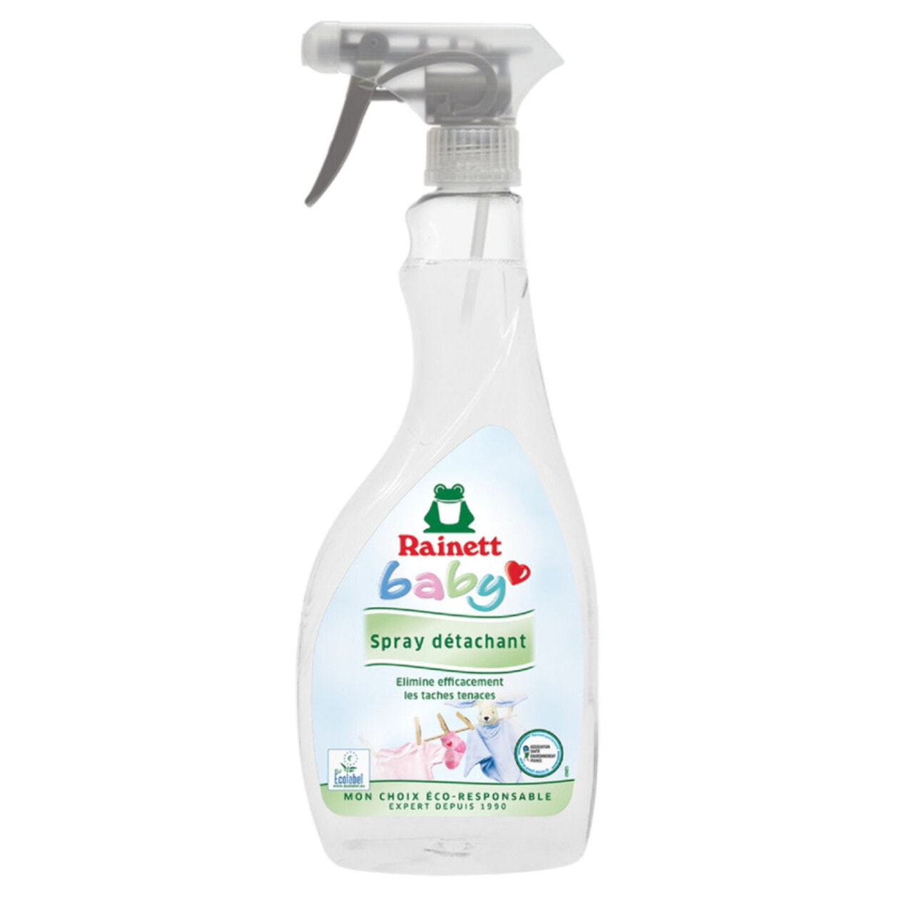 Pack de 8 - Rainett - Baby Spray Détachant Ecolabel Spray 500 ml