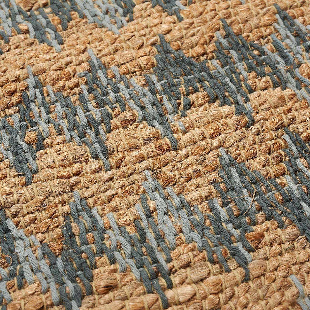 Tapis kilim fait main en chanvre motif géométrique