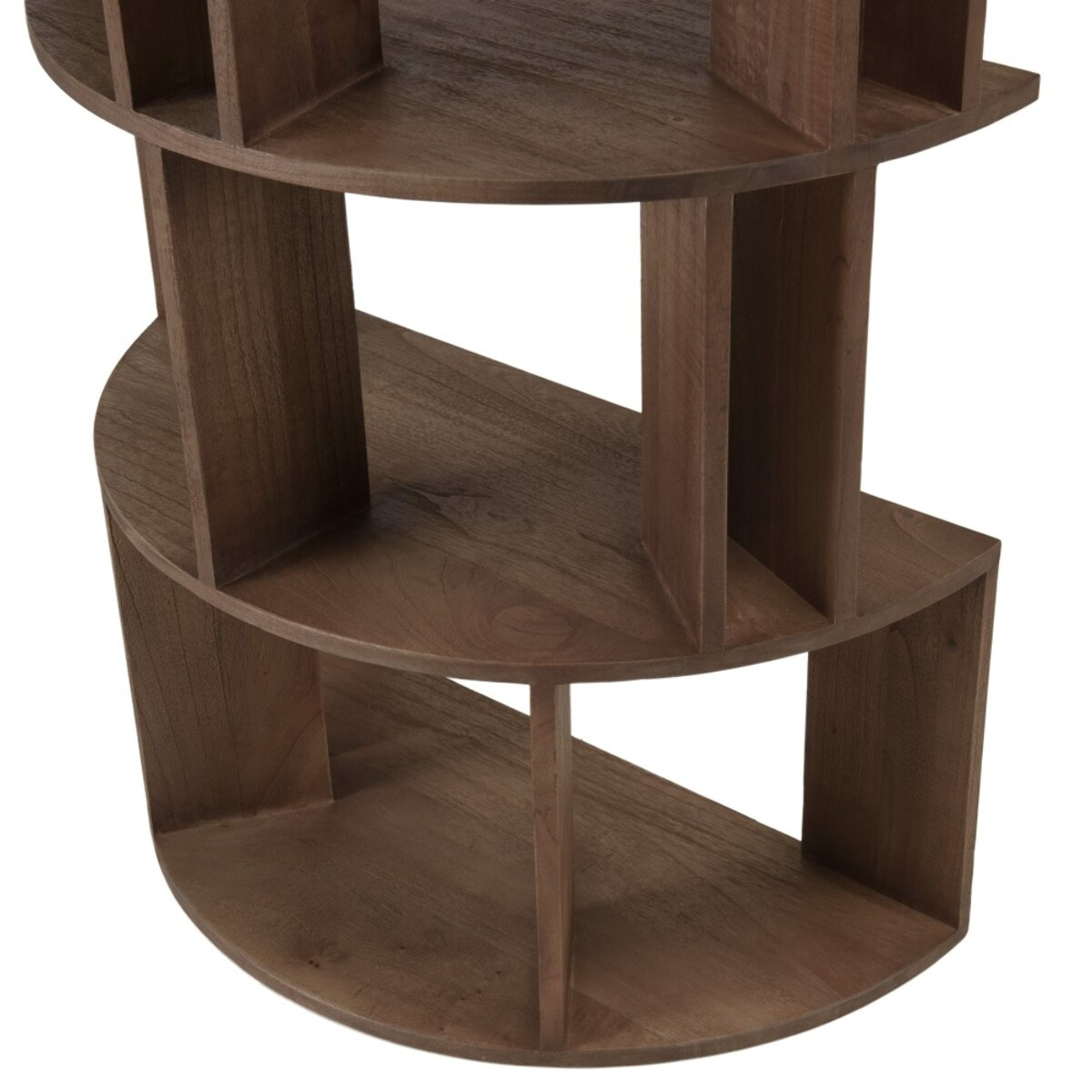 ROMY - Bibliothèque artistique en bois de mindi