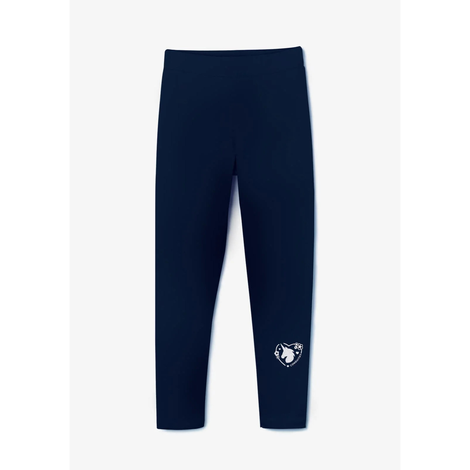 Leggings Unicornio Azul Marino Niña