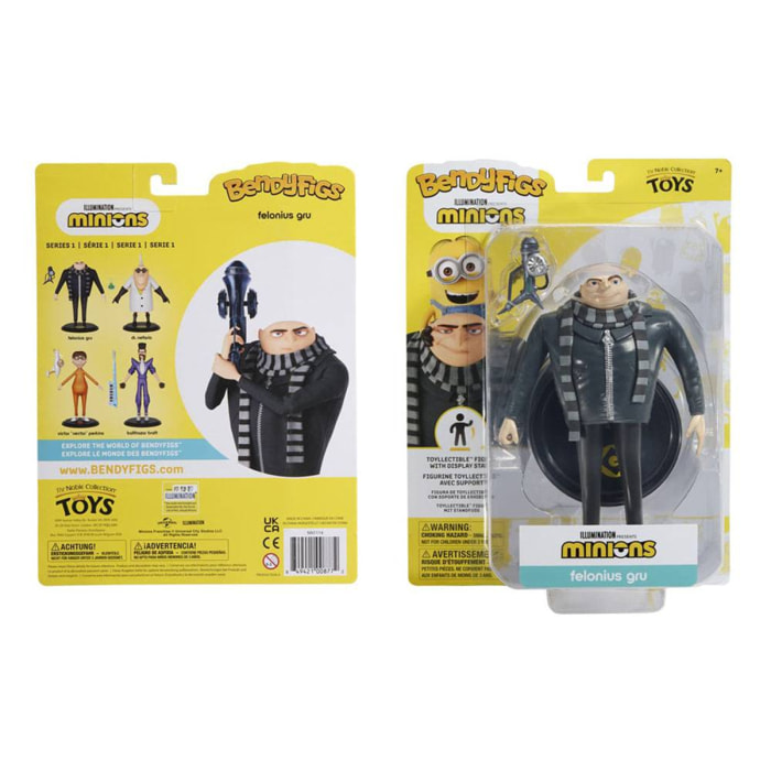 Minions Bendyfigs Bendable Figura Gru 16 Cm Noble Collection