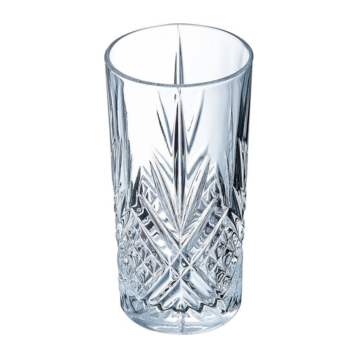 6 verres hauts 38cL Eugène - Luminarc - Verre ultra transparent