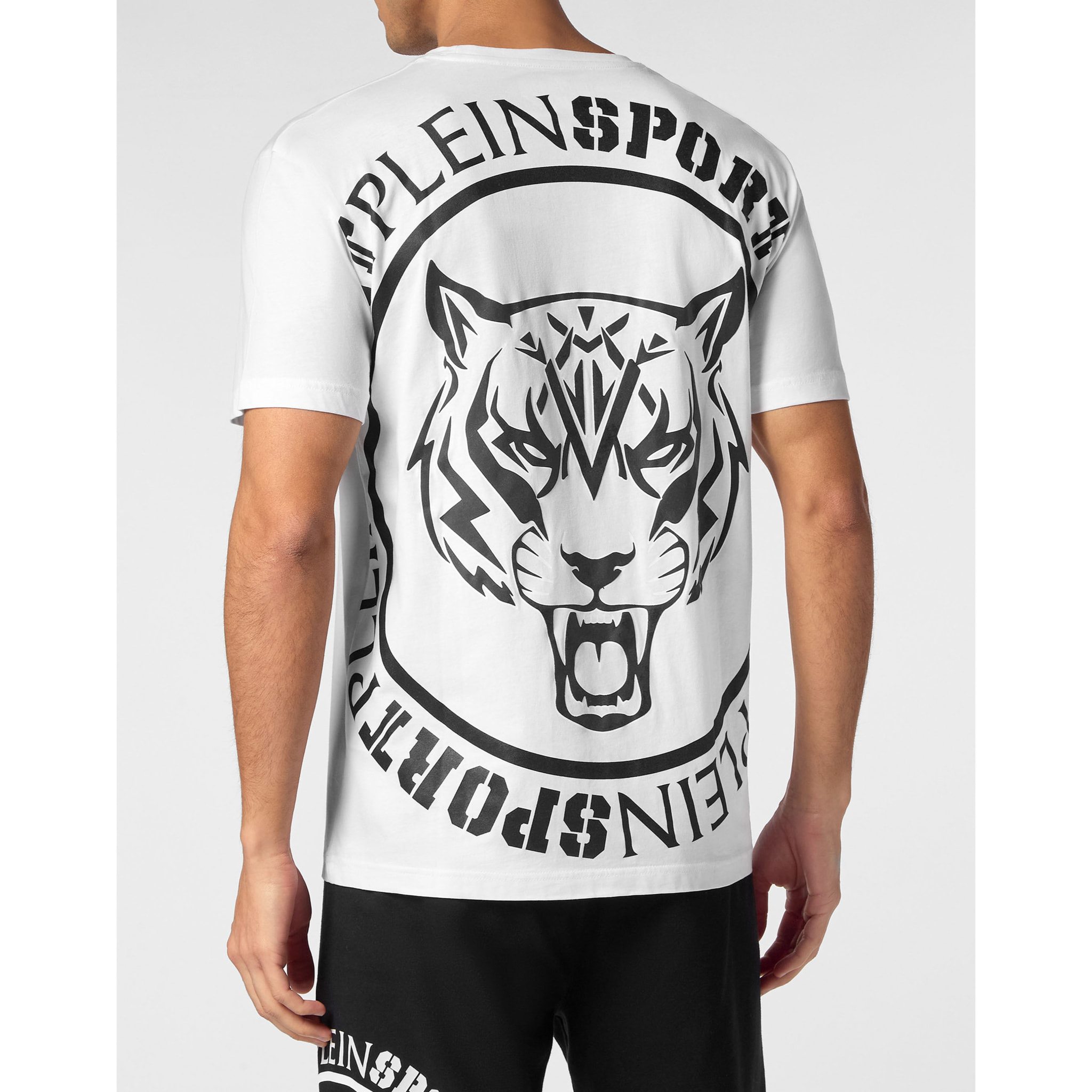PLEIN SPORT T-Shirt Round Neck CARBON TIGER
