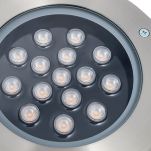 Forlight Incasso empotrable de suelo exterior con led blanco cálido 3000K en inoxidable