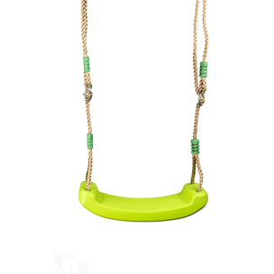 Balançoire plastique vert pour portiques de 1,90 à 2,50 m