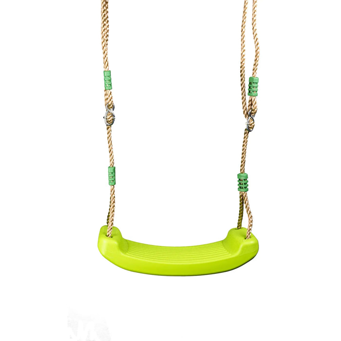 Balançoire plastique vert pour portiques de 1,90 à 2,50 m