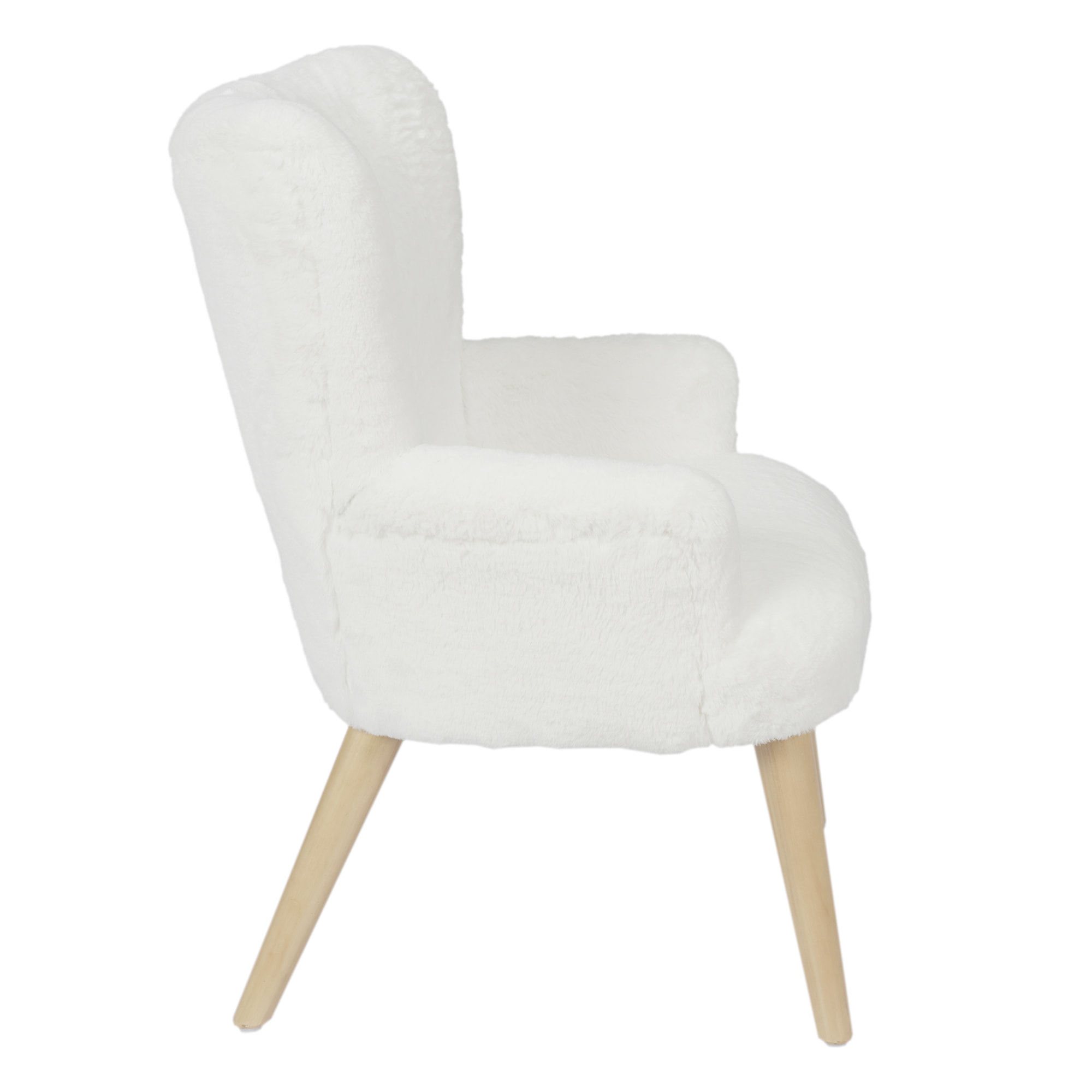 FAUTEUIL HELSINKI ENFANT IMITATION FOURRURE M1