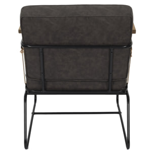 Fauteuil Benson Marron