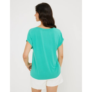 Camiseta Manga Corta Verde - Amiyin