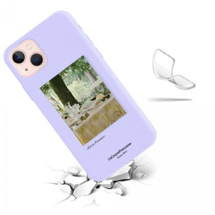 Coque iPhone 13 Silicone Liquide Douce lilas Été Provencal La Coque Francaise.