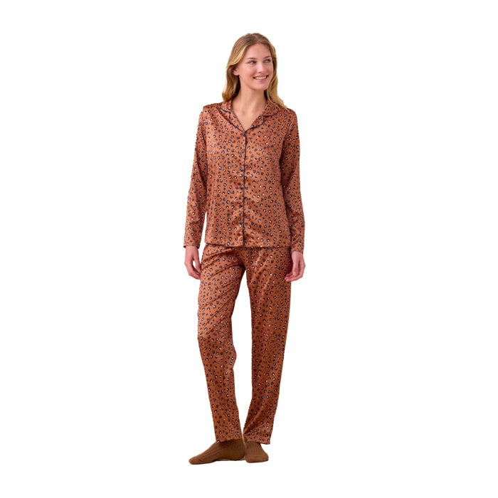 Pigiama donna raso articolo animalier Noidinotte