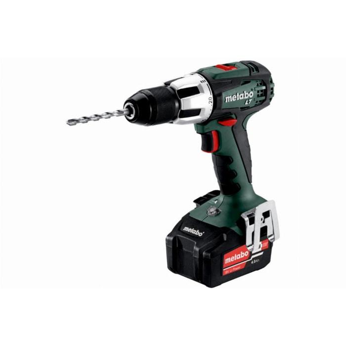 Perceuse à percussion METABO - SB 18V - LT 2 x 4,0 Ah Li-Power, ASC 55, coffret - 602103500