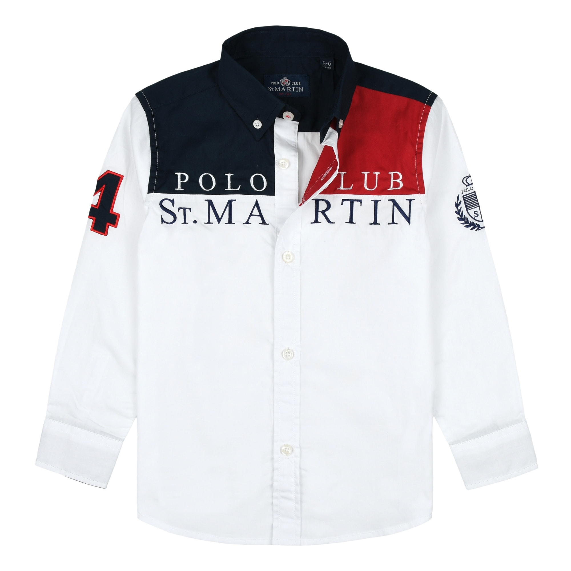 Camicia popeline button down ricami special