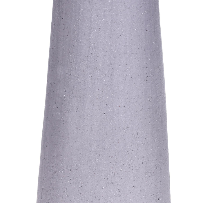 Vaso Cachepot Grey In Ceramica. Altezza 54 Cm - Pezzi 1 - 18,5X54X18,5cm - Colore: Grigio - Bianchi Dino - Decori Casa E Complementi