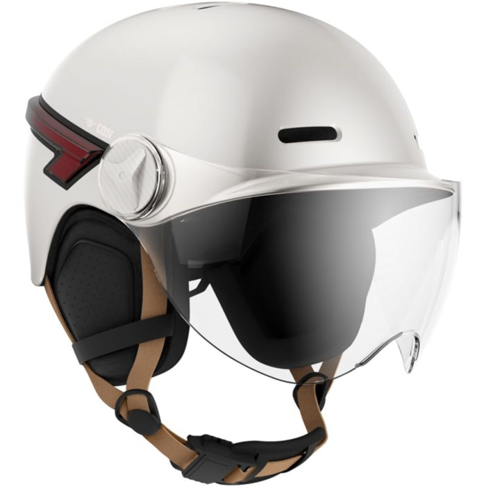 Casque CASR Led Glow crème taille M