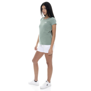 Camiseta de mujer con logo lateral de corazón Leone Basic