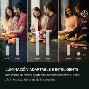 AEG Campana extractora decorativa Serie 8000 AuroraTech de 90 cm GB87D91CB