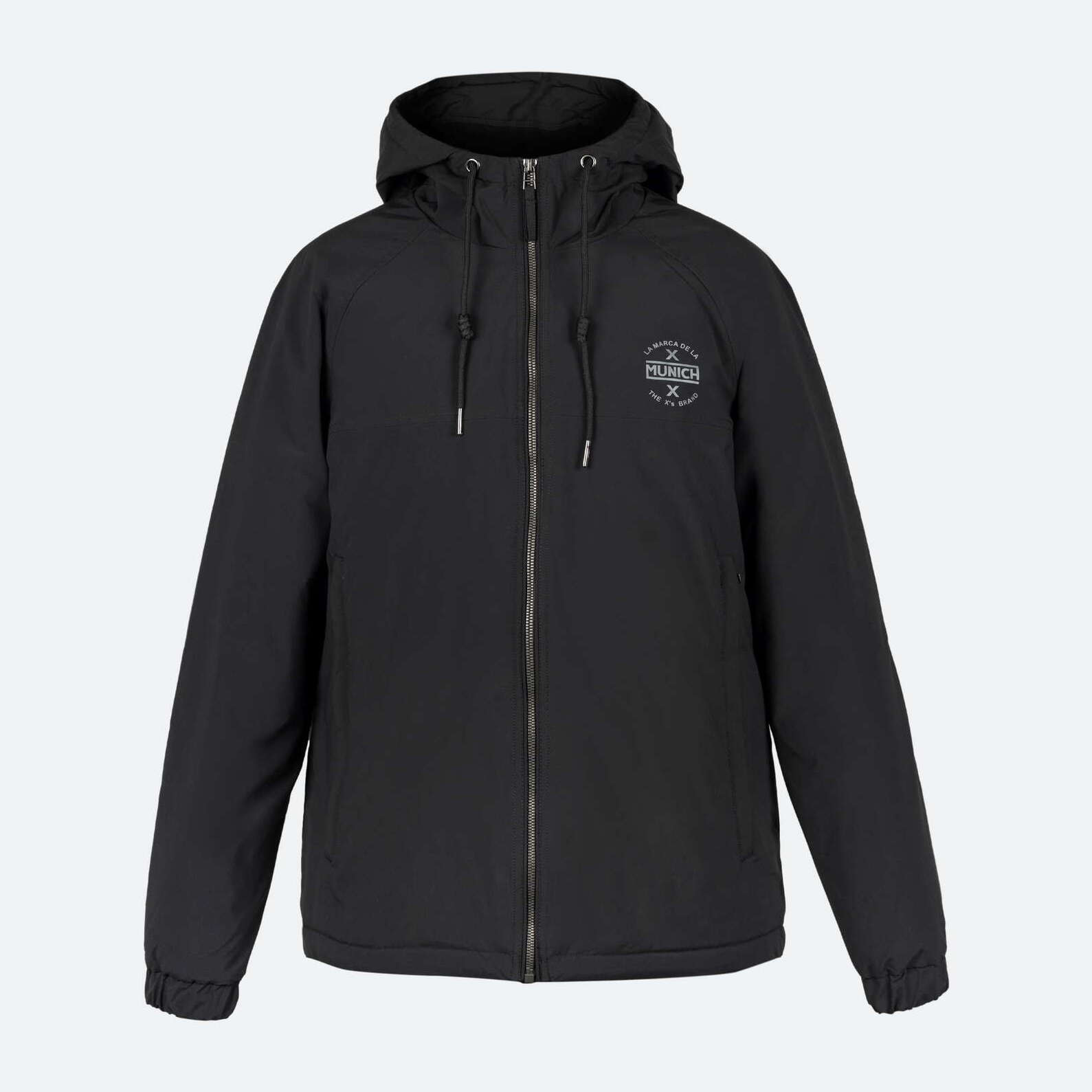Chaqueta MUNICH lift casual de polyester negra