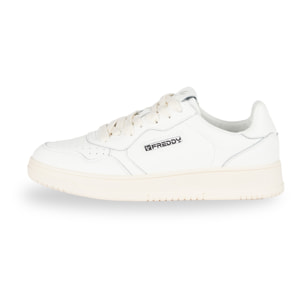 Sneakers in pelle stile basket