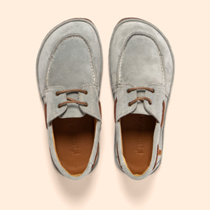 Zapatos N5675 SILK SUEDE BLUE/ BARE color Blue