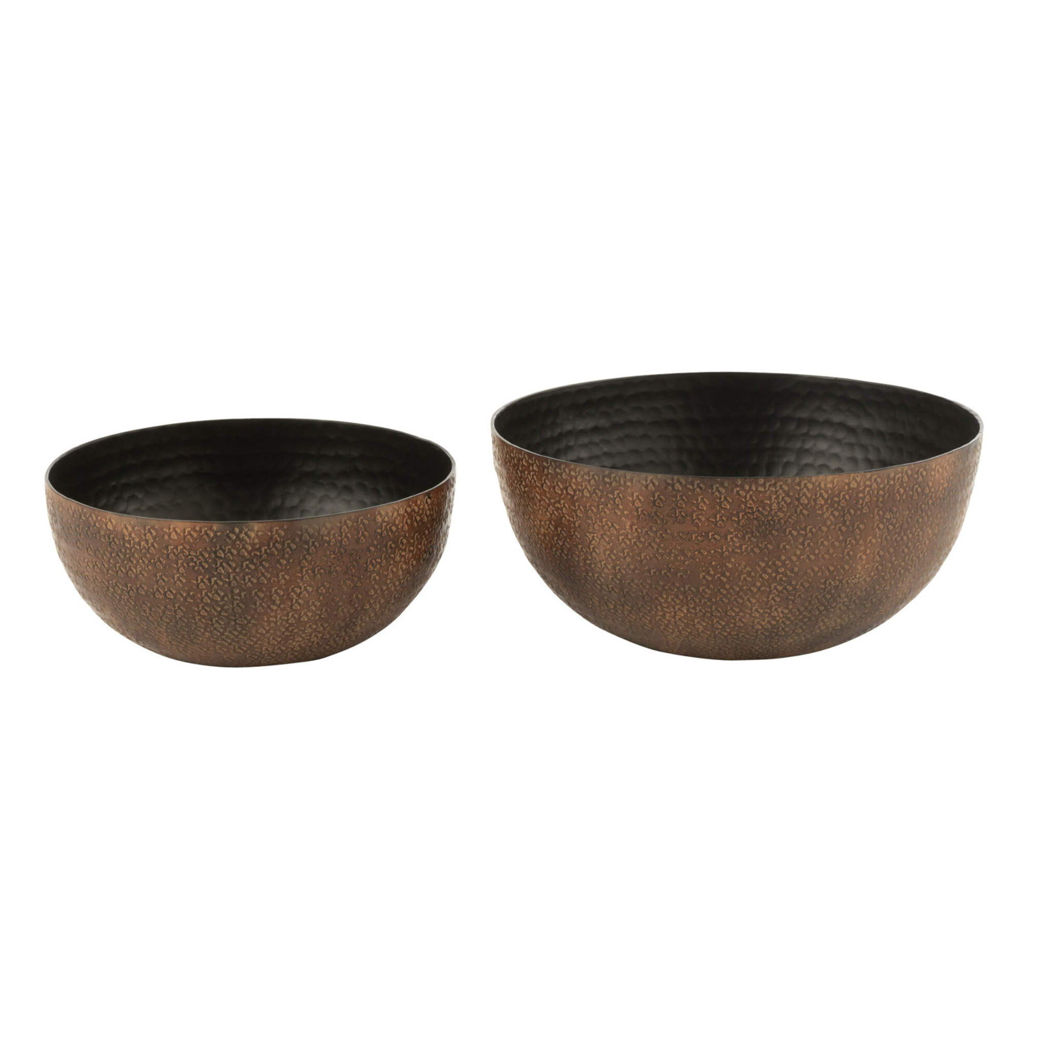 J-Line bol Hacienda - aluminium - bronze - 2 pièces