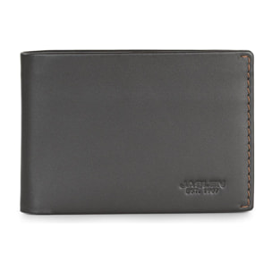 Cartera Hombre Piel Jaslen Lyon Marron Oscuro-Marron