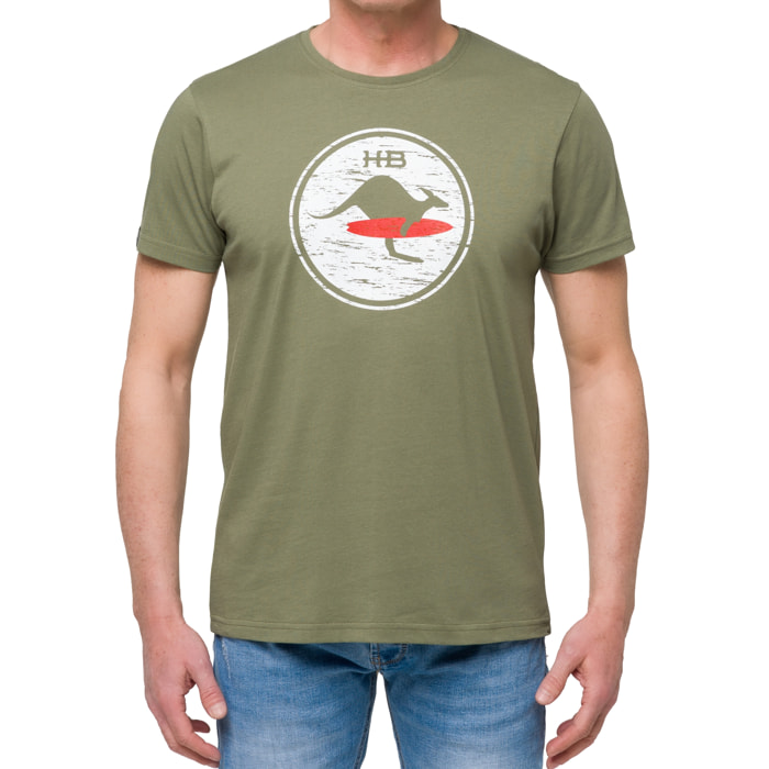 T-shirt VENICE 100% cotone Verde militare