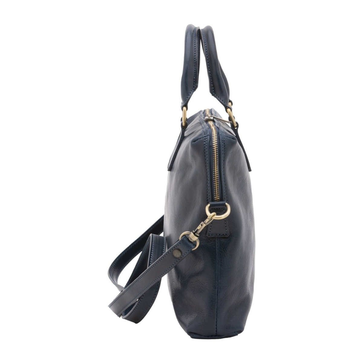 Borsa da lavoro uomo in vera pelle - Modello False - Made in Italy - 37.0 x 27.0 x 6.0 cm