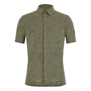 Gravel - Chemise Technique - Vert-militaire - Homme