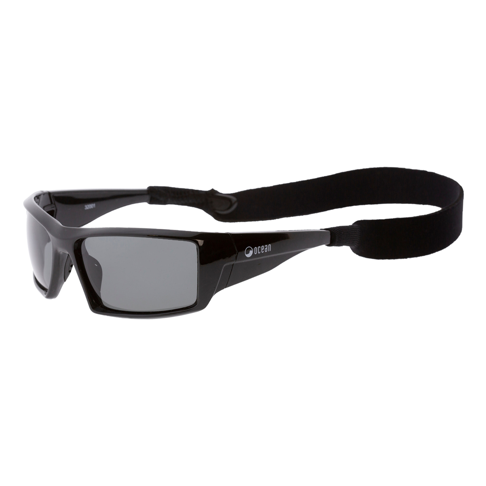Gafas de deportes acuáticos OCEAN ARUBA - Negro brillante / Ahumada