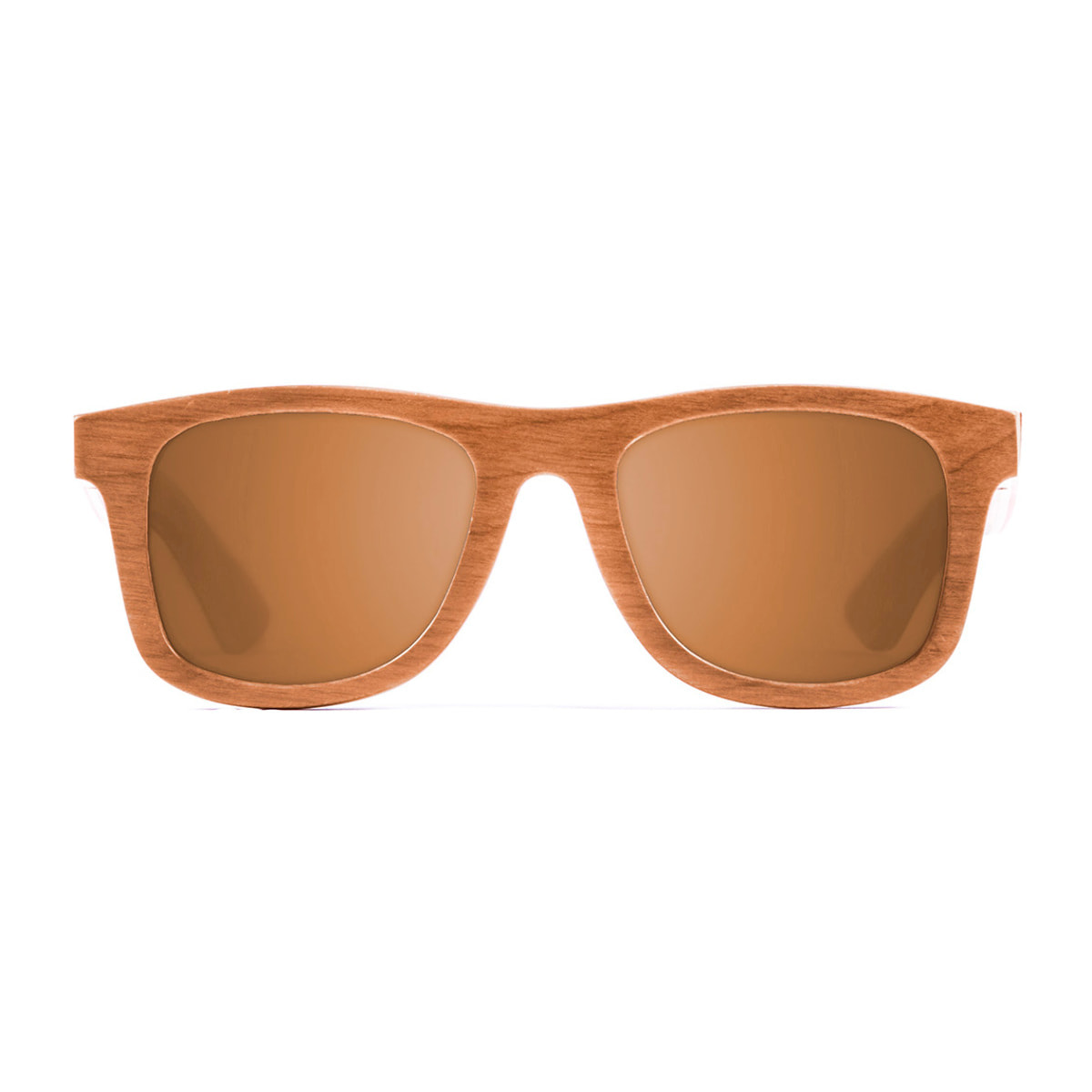 Gafas de sol KAU MIAMI - De madera skate / Polarizada marrón y marrón