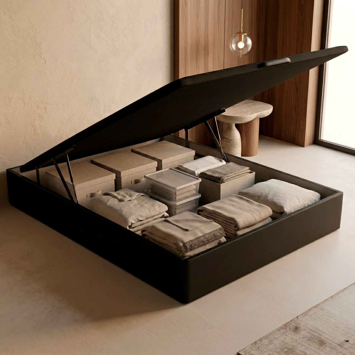 Canapé Abatible | 31CM | ENVÍO, MONTAJE Y RECOGIDA ANTIGUO INCLUIDO | Madera | Gran capacidad